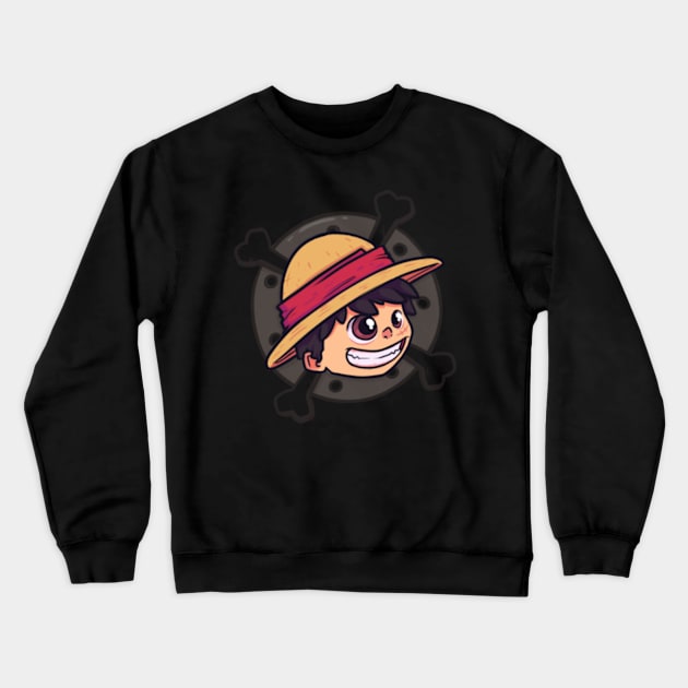 Monkey D. Luffy Crewneck Sweatshirt by Susto